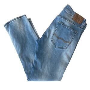 American Eagle Slim Straight Medium Wash Jeans - Size 33x30